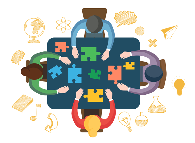 working as a team